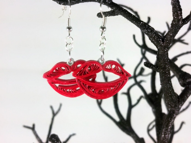 paper quilled jewelry, paper quilled kisses, earth friendly jewelry, eco chic