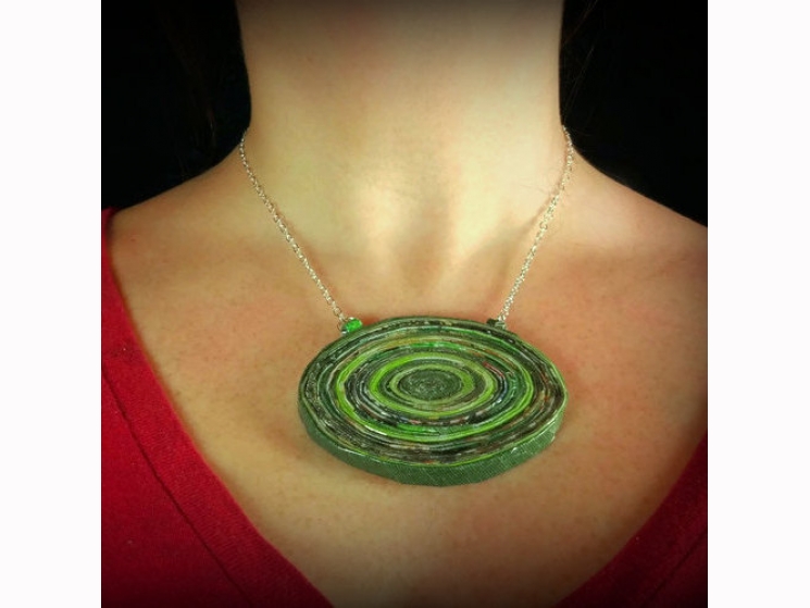 sustainable jewelry, ethical jewelry, eco chic necklace, eco friendly necklace