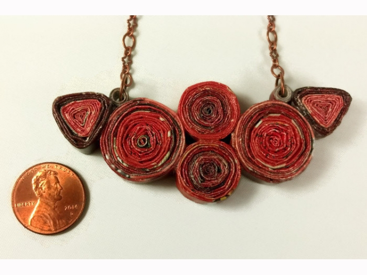 upcycled jewelry, recycled jewelry, alternative material, different jewelry