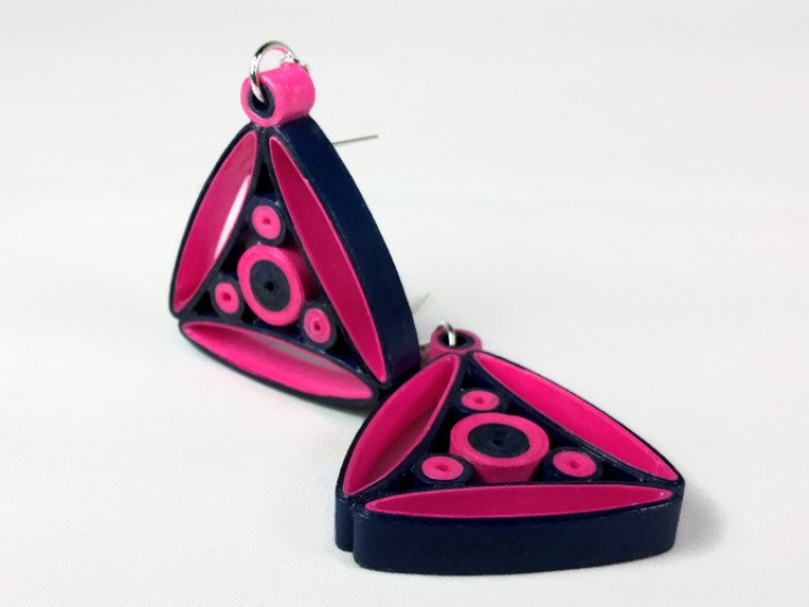modern earrings, geometric earrings, unique earrings, jewelry for women