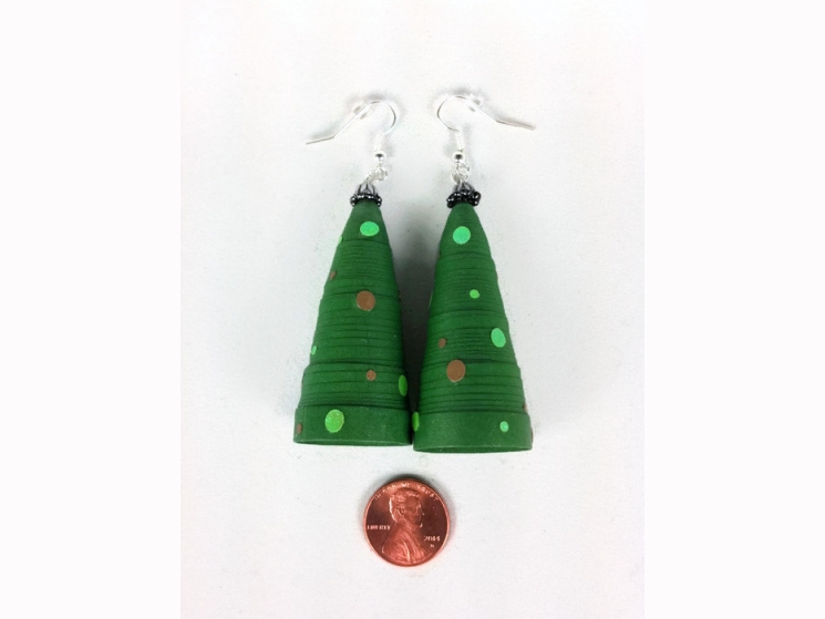 eco friendly Christmas tree, eco friendly jewelry, Christmas gift for her