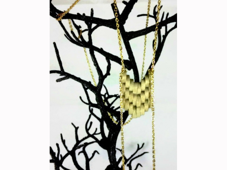 dangle necklace, gold necklace chain, geometric pendant, geometric necklace