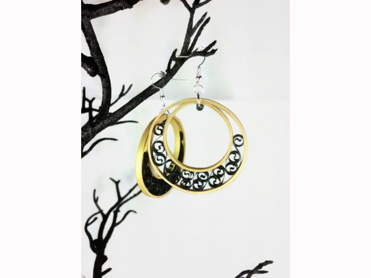 first anniversary, wedding earrings, bridal earrings, large hoops, big hoops