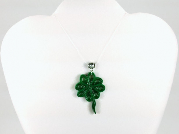 celtic pendant, shamrock pendant, irish jewelry, clover jewelry, celtic jewelry