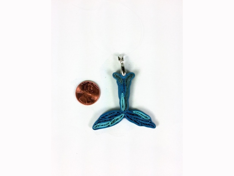whale lover, gift for marine biologist, nature lover, paper jewelry, paper whale