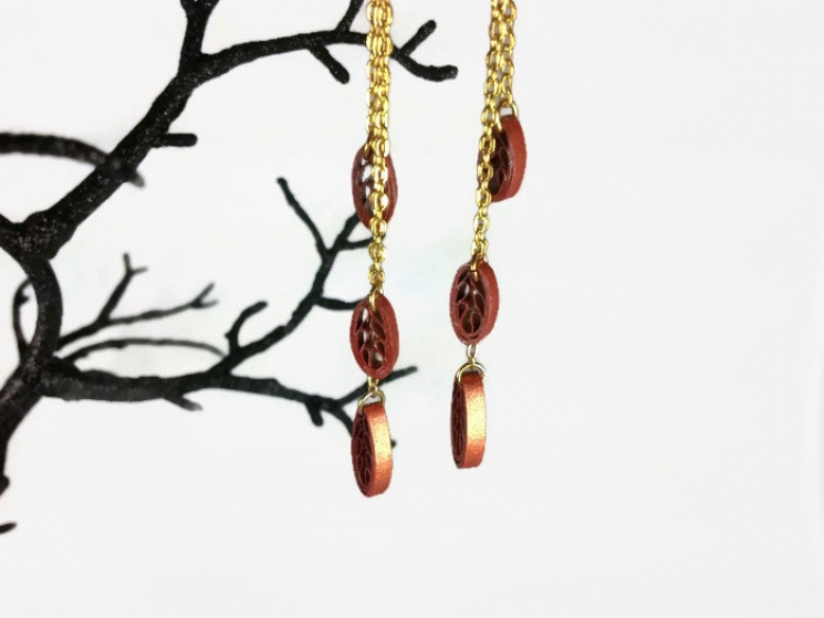 handmade dangle earrings, handmade earrings, hand crafted jewelry, long earrings