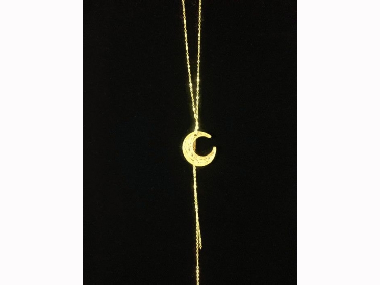 I love you to the moon necklace, crescent moon, boho necklace, boho chic jewelry