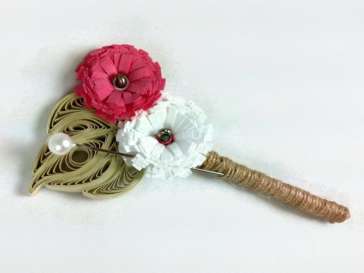 eco friendly boutonniere, eco wedding, grooms flower, groomsmen attire