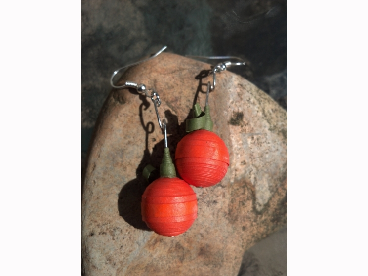 handmade Halloween, Halloween handmade, fall earrings, autumn earrings, pumpkins