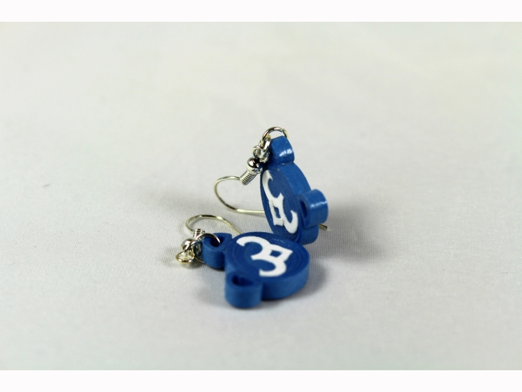 paper quilled earrings, paper quill jewelry, dangle earrings, made in chicago