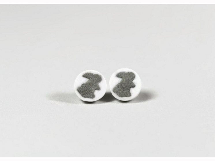 upcycled studs, paper quilled jewelry, ecofriendly earrings, ecofriendly jewelry