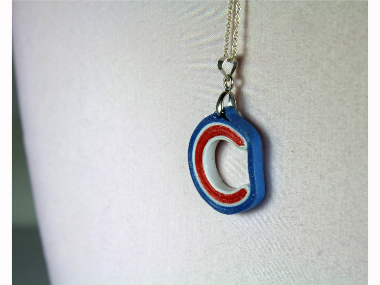 quilled necklace, handmade necklace, Chicago handmade, handmade Chicago