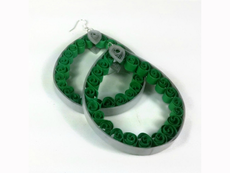 sale earrings, sale jewelry, sale jewellery, huge hoop earrings, green hoops