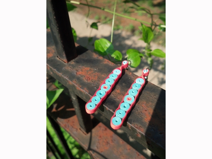 coral earrings, turquoise earrings, coral and turquoise, turquoise and coral