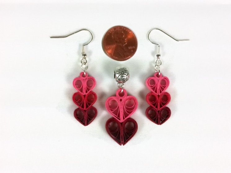 handmade jewelry, handmade earrings, valentines day gift, gift for her
