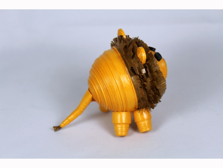 3D quilling, 3D lion, 3D paper quilling, quilling figurine, quilling animals