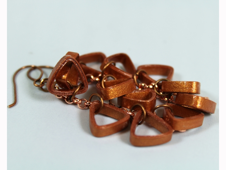 geometric jewelry, art deco earrings, dangle earrings, modern earrings