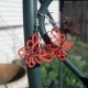 Monarch Butterfly Earrings eco friendly paper jewelry, paper quilling earrings, earrings for girls