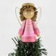 angel tree topper, black angel, Christmas decoration, african american angel