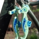 sea horse, beach style, beach fashion, blue and green, sea foam green, beachwear