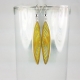 Yellow Ecofriendly Paper Quilled Earrings earth friendly paper earrings, ecofriendly paper earrings, alternative materials