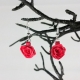 gift for wife, bridesmaid gift, handmade rose earrings, ecofriendly rose earring