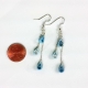 blue tears jewelry, tears jewelry, tear earrings, tear jewelry, dangle tears