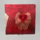 heart in hand, paper quilling art, carry your heart, give you my heart