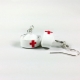 Nurse Hat Earrings Paper Gift for Nurse, red cross red cross, white nurse hat, handmade earrings, nurses rock, nursing student
