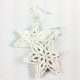 quilled snowflake earrings, Christmas earrings, paper quilling earrings