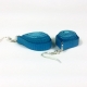 1st anniversary gift, paper anniversary, first anniversary, blue tear earrings