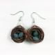 Quilled Birds Nest Earrings with Eggs New Mom Gift birds nest earrings, handmade bird nest earrings, earrings for mother