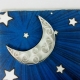 nursery decor, girls bedroom decor, girls bedroom art, filigree moon, goodnight