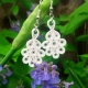 eco friendly bride, eco bride, eco wedding, eco chic earrings, quilling earrings
