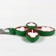 Christmas necklace, cross necklace, Christmas outfit, custom cross, custom color