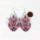 intricate earrings, extra large earrings, floral earrings, abstract flower