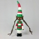 brown elf ornament, black elf, Christmas ornament, African American, quilled elf