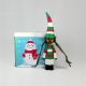 elf figurine, Christmas elf decoration, cute Christmas ornament, Christmas decor