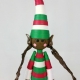 handmade Christmas ornament, handmade elf ornament, handmade ornament, xmas elf
