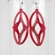 geometric cage earrings, geometric earrings, cage earrings, art deco earrings
