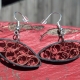 small quilling earrings, small earrings, oval earrings, almond earrings, ecochic