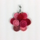peony flower pendant, paper quilling peony, paper quilling pendant, color choice