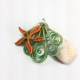 beach jewelry, seashell necklace, seashell jewelry, quilled shell