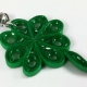 four leaf clover charm, four leaf clover jewelry, Patricks Day outfit