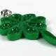 paddys day jewelry, st pats jewelry, irish pendant, clover pendant, green clover