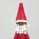 African American Santa, Christmas ornament, handmade Christmas decorations