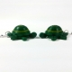 cute turtle earrings, dangle turtles, tortoise earrings, tortoise jewelry