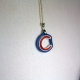 Chicago Cubs necklace, Chicago Cubs jewelry, Chicago girl, Chicago gift