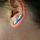 minimalist ear crawler, minimalist ear climber, handmade ear climber, it girl