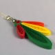 feather necklace, feather jewelry, paper quilling, quilled feathers, quilling